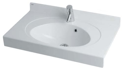 Раковина из искусственного камня Aquaton Отель 1A70063NOT010 80х50 подвесная цвет белый 1 отверстие под смеситель