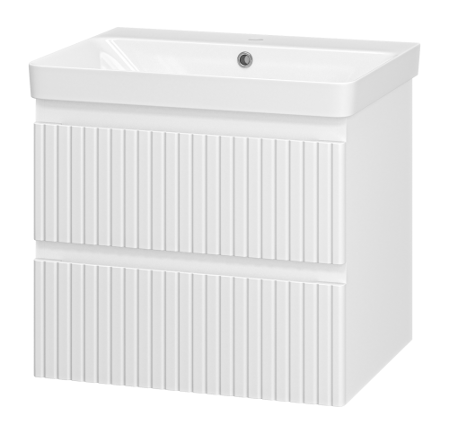 Тумба под раковину Brevita Victory VIC-09060-0102Я 60х50 подвесная цвет белый