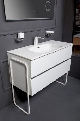 Тумба под раковину Armadi Art Vallessi 837-100-W 100х50 подвесная цвет белый