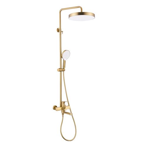 Душевая стойка Raglo R07 R07.24.03 настенная цвет золото
