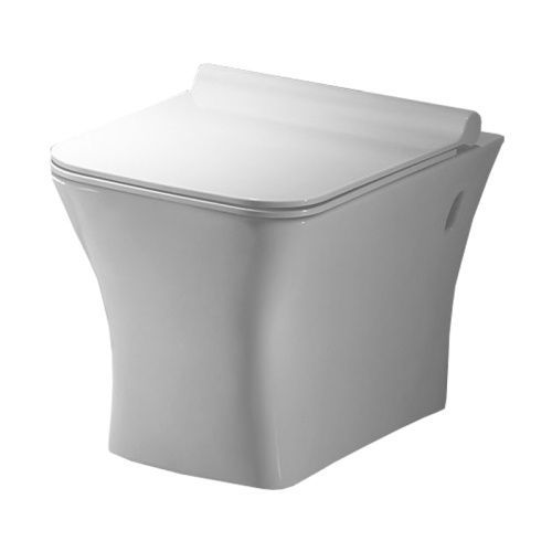 Унитаз подвесной Azario AZ-2024 белый с сиденьем микролифт безободковый каскадный смыв