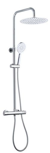 Душевая стойка AQG Nite 20NITR25ESD02 настенная цвет хром