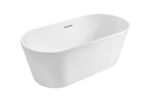 Ванна акриловая Arrow A1702TQU1 170х80 отдельностоящая овальная с ножками