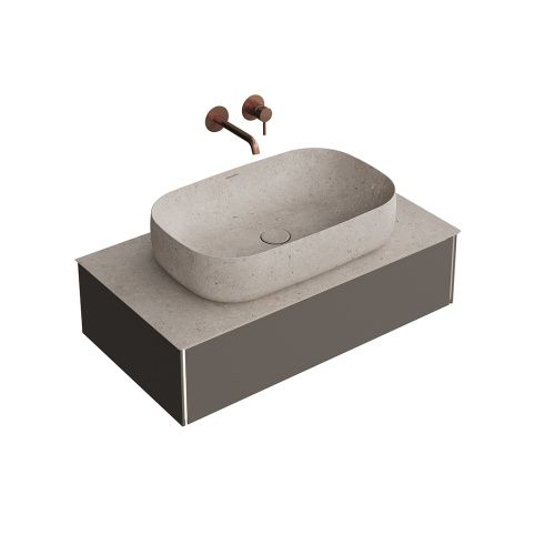 Тумба под раковину Kerama Marazzi MAGIA DI VENEZIA MA.90.1\EGR.M 90х50 подвесная цвет серый