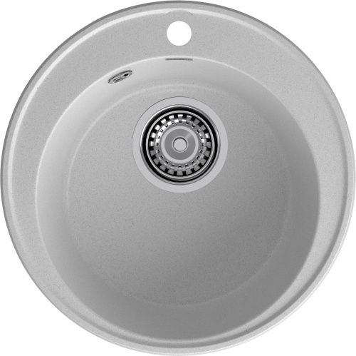 Кухонная мойка Granfest Quarz 08 серый 50х50 цвет серый поверхность матовая