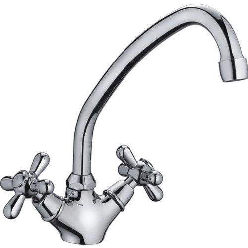 Смеситель для кухни Haiba HB25 HB4125 на мойку хром