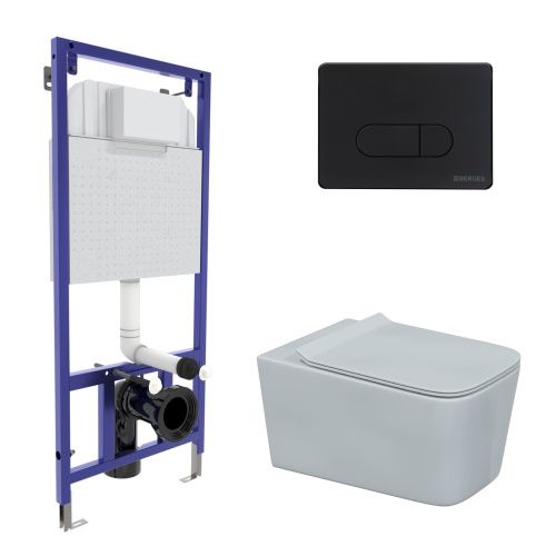 Комплект унитаз с инталляцией и клавишей смыва Berges NOVUM 043275