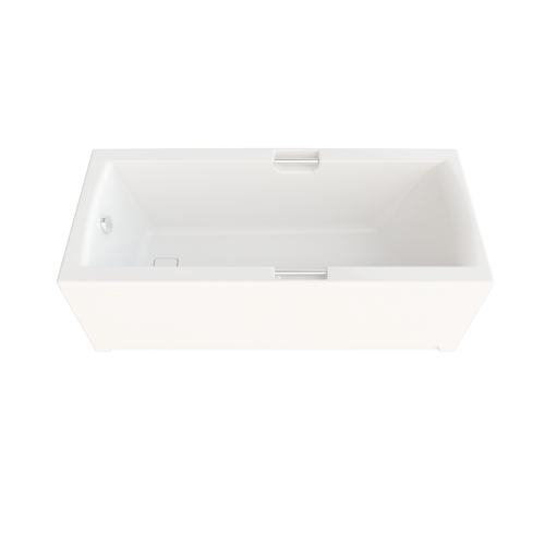Ванна акриловая Тритон Алекса Щ0000049164 170х75 пристенная прямоугольная без каркаса с ручками