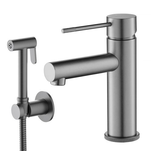 Смеситель Timo Saona 2360/18G на раковину черный