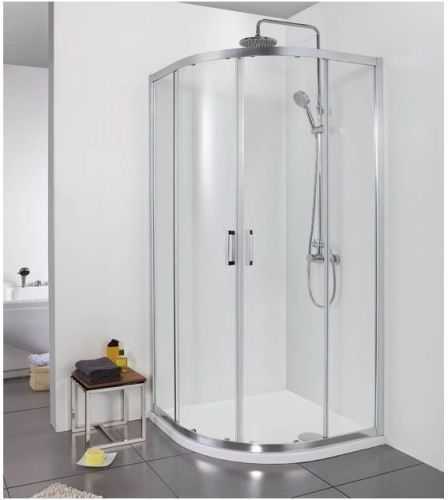 Душевой уголок Aquanet Alfa 00203799 90х90 стекло прозрачное профиль хром без поддона