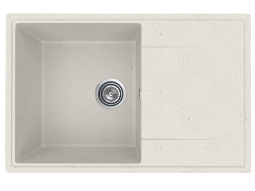 Кухонная мойка Uperwood ECON UPD-507 4010202108 75х50 цвет белый поверхность матовая