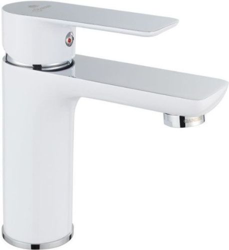 Смеситель Aquanet Arctic AF520-10СW на раковину белый/хром