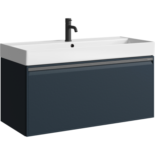 Тумба под раковину Aqwella Y PUR0110GRM 100х40 подвесная цвет серый