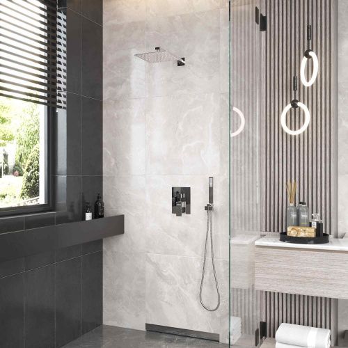 Душевая система Berges Ventas 073001 встраиваемая в стену цвет хром