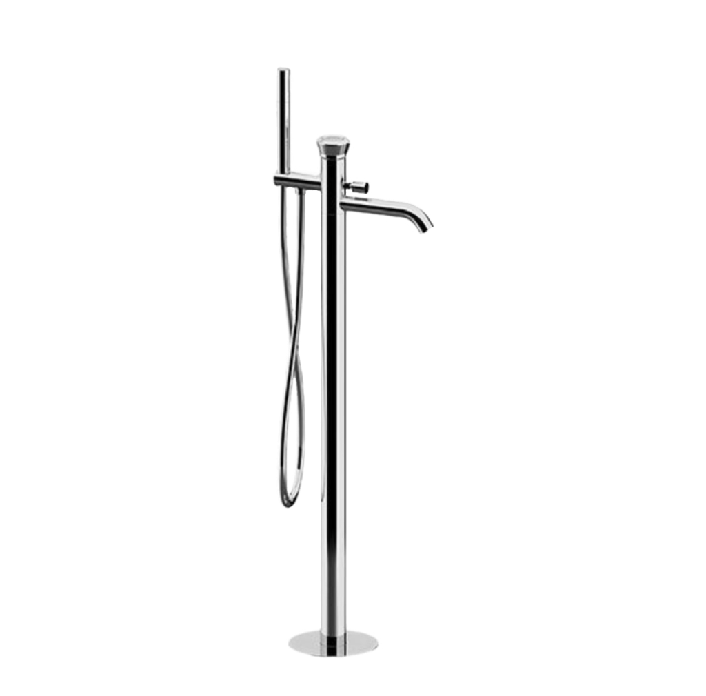 Смеситель для ванны Remer Element ET08 напольный хром