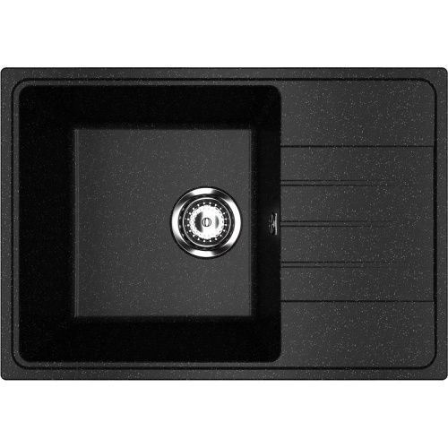 Кухонная мойка Ulgran Practik PR-M 600-004 60х40 цвет черный