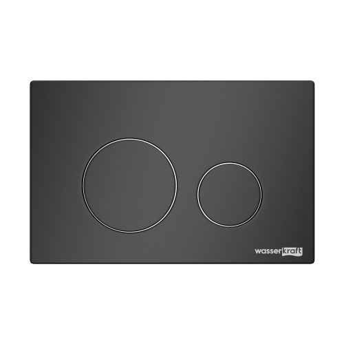 Клавиша смыва механическая Wasserkraft MB02 цвет черный