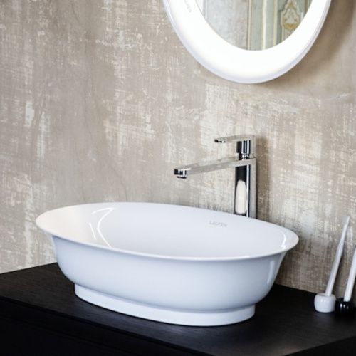 Раковина керамическая Laufen New Classic 8.1285.2.000.112.1 60 см накладная цвет белый без отверстий под смеситель