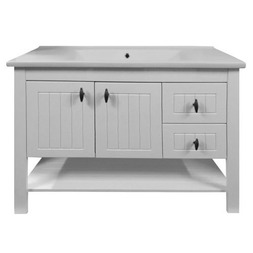 Тумба под раковину Azario BRISTON CS00058283 100х50 цвет белый