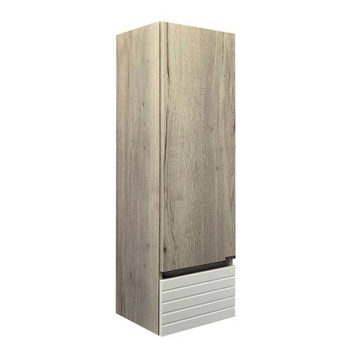 Шкаф-пенал Comforty Страсбург 00-00006574CF 40х110 подвесной цвет белый/бежевый