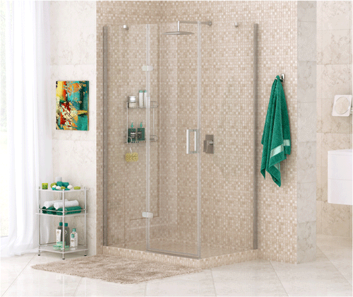 Душевой уголок Wasserkraft 10H07R 120х90 стекло прозрачное профиль хром без поддона - фото 4