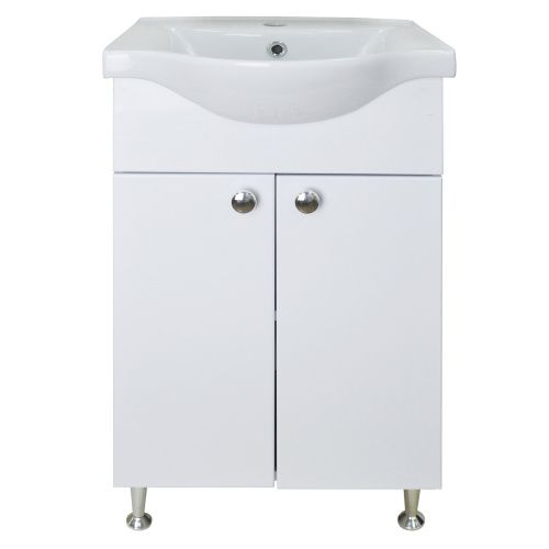 Тумба с раковиной Loranto Моника CS00071364 50х40 напольная цвет белый