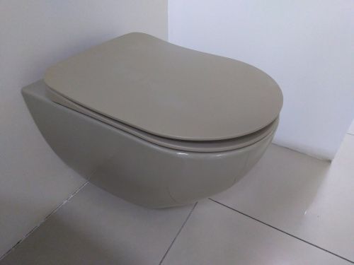 Чаша унитаза подвесная Creavit Free FE320-11CP00E-0000 цвет бежевый без сиденья смыв торнадо