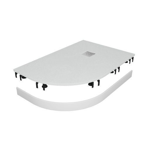 Душевой поддон из искусственного камня RGW Stone Tray 16154129-01RK 120х90 белый с ножками