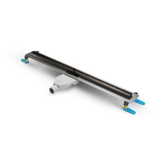 Душевой лоток New Trendy GUNMETAL BRUSHED OL-0095 100х10 оружейная сталь