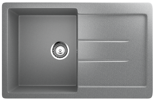 Кухонная мойка Ulgran Classic U-507-309 75х50 цвет серый