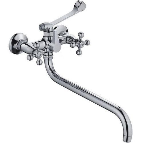 Смеситель для ванны и душа Haiba HB19 HB2619-3 настенный хром