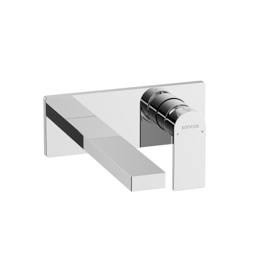 Смеситель для раковины Sancos Studio SC9017CH встраиваемый в стену хром