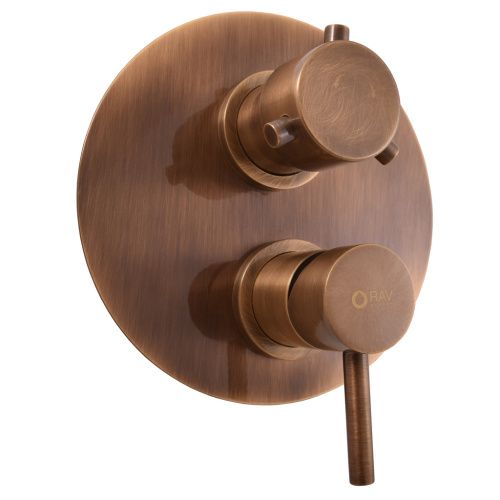 Смеситель для душа RavSlezak SEINA SE986KSM встраиваемый в стену бронза