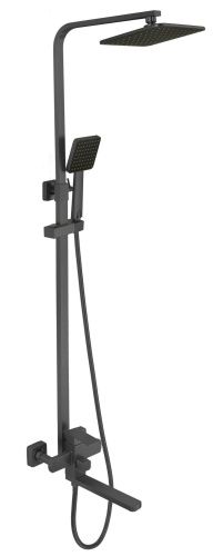 Душевая стойка Fmark FS8145-25H настенная цвет черный