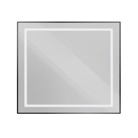 Зеркало с подсветкой BelBagno Kraft SPC-KRAFT-900-800-SENS-NERO 90х80 подвесное