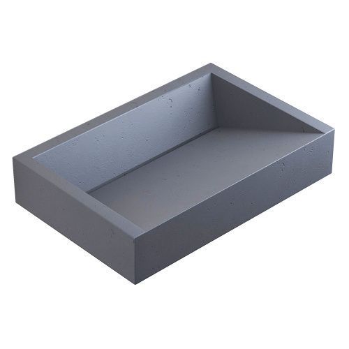 Раковина из искусственного камня Uperwood Mariana 291020217 60х40 накладная цвет серый