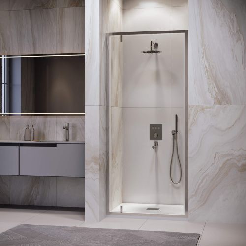 Душевая дверь RGW Leipzig 711210208-11 80х195 стекло прозрачное профиль хром