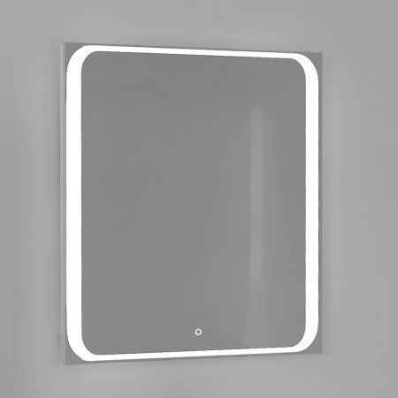 Зеркало с подсветкой Jorno MODUL Mоl.02.77/W 90х90 подвесное - фото 2