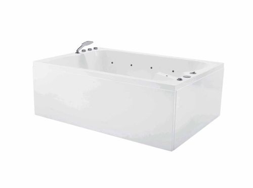 Ванна акриловая гидромассажная SSWW A1905 180х120 отдельностоящая прямоугольная с каркасом