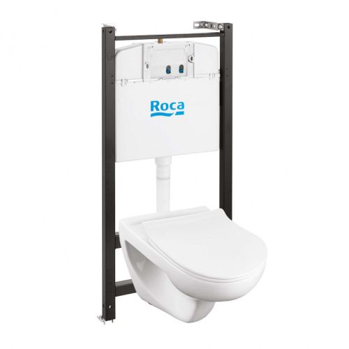 Комплект унитаз с инталляцией и клавишей смыва Roca Victoria 7893105010