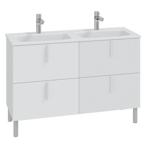 Тумба под раковину СанТа Вега 700451 120х40 напольная цвет белый