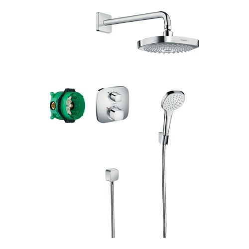 Душевая система Hansgrohe Croma Select 27294000 встраиваемая в стену цвет хром