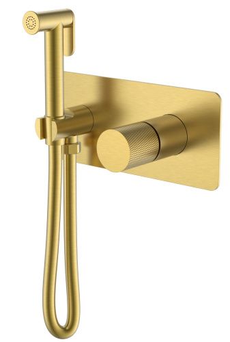 Гигиенический душ со смесителем Boheme Stick 127-MG.2 золото