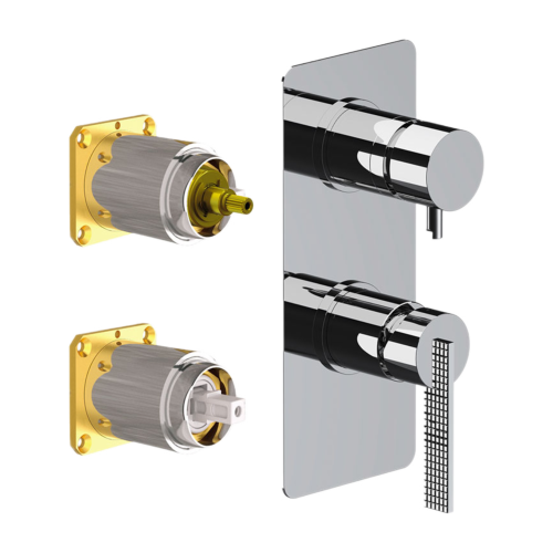 Смеситель для душа Daniel Club ANC612D3KBCR встраиваемый в стену хром