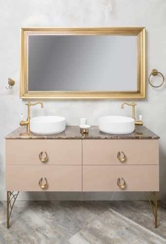 Тумба под раковину Armadi Art NeoArt 831-140-CP 140х40 подвесная цвет коричневый