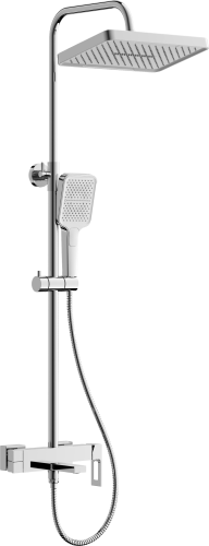 Душевая стойка Belz B658 B24658 настенная цвет хром