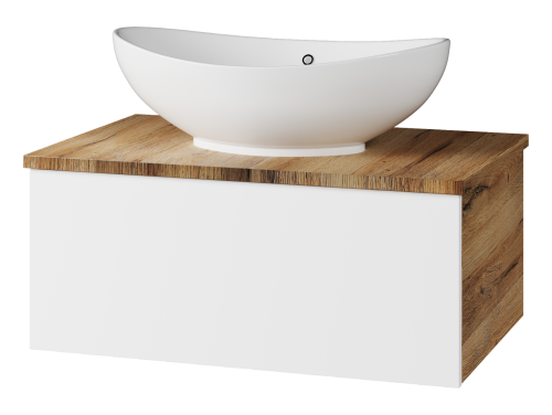 Тумба под раковину Misty Ива П-Ива-01070-951Я 70х50 подвесная