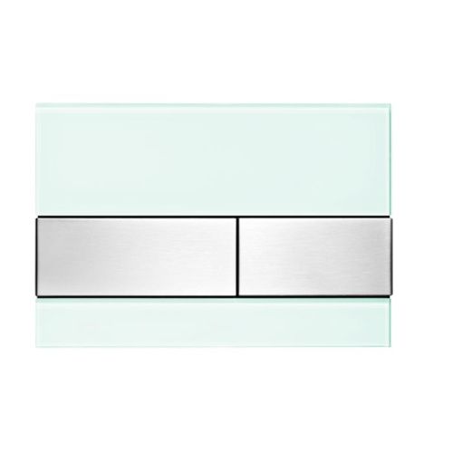 Клавиша смыва механическая Tece TECEsquare 9240804 цвет хром/зеленый