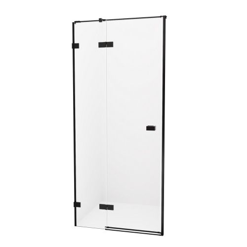 Душевая дверь New Trendy AVEXA Black EXK-1550 100х200 стекло прозрачное профиль черный