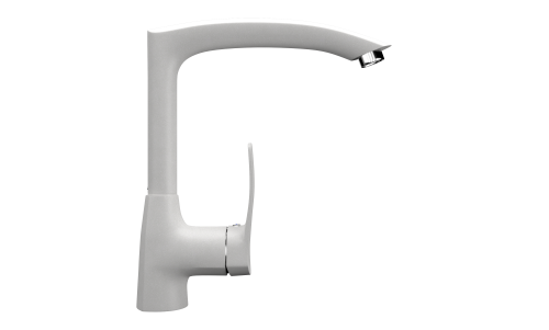 Смеситель для кухни Ulgran Classic U-005-341 на мойку белый